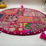 Magenta Round Table Mat - Image 2