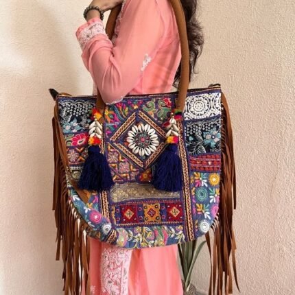 Tote Navy Blue Banjara Bag