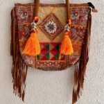 Tote Orange Banjara Bag - Image 2