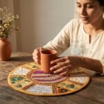 Yellow Round Table Mat - Image 4