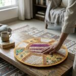 Yellow Round Table Mat - Image 3