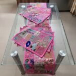 Gulabi Pink Table Runner and 6 Mats Set - Image 2
