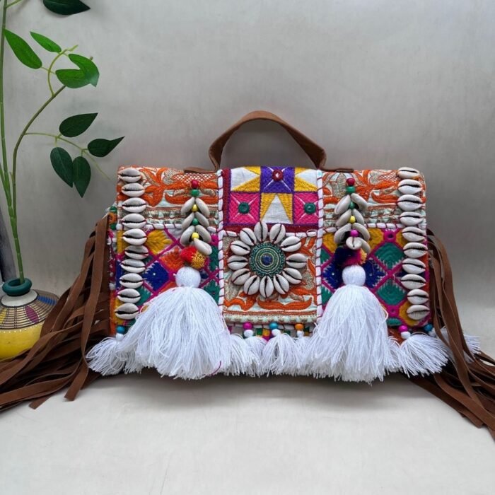 Chandrika Loom Weave Banjara Bag - Image 3