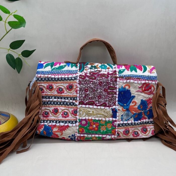 Gulnaar Patch Banjara Bag - Image 2