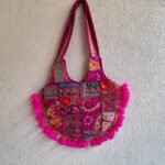Rangoli Magenta Matka Banjara Bag - Image 3