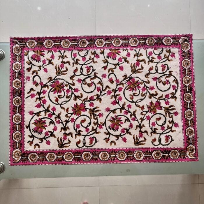 Gulabi Belvatika Dining Placemats (Set of 6) - Image 4