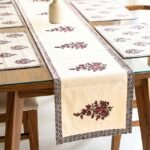 Gulnaar Paisley Dining Collection (Table Runner and 6 Mats) - Image 3