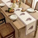 Gulnaar Paisley Heritage Hand Block Printed Cotton Table Runner