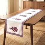 Gulnaar Paisley Heritage Hand Block Printed Cotton Table Runner - Image 4