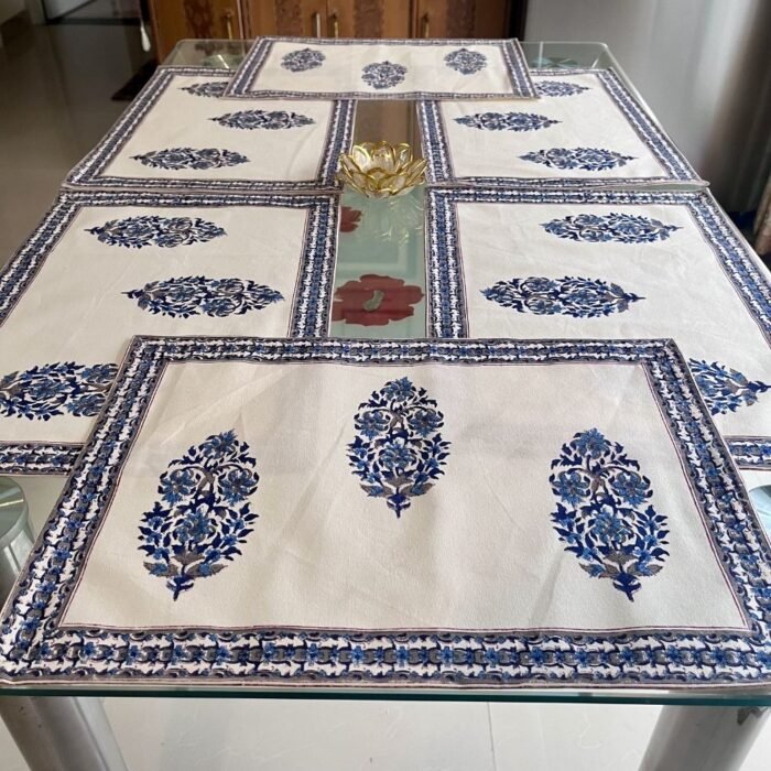 Indigo Viraasat Dining Placemats (Set of 6) - Image 3