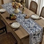 Indigo Viraasat 7-Piece Dining Table Set (Table Runner and 6 Mats) - Image 7