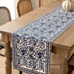 Indigo Viraasat 7-Piece Dining Table Set (Table Runner and 6 Mats) - Image 6