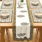 Kesar Bootidar 7-Piece Dining Table Set (Table Runner and 6 Mats) - Image 2