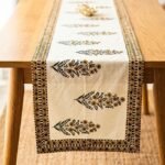 Kesar Bootidar Hand Block Printed Cotton Table Runner - Image 2