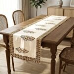 Kesar Bootidar Hand Block Printed Cotton Table Runner - Image 3