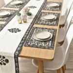 Neel Aangan Jaal 7-Piece Dining Table Set (Table Runner and 6 Mats) - Image 7