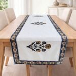 Neel Aangan Hand Block Printed Cotton Table Runner - Image 5