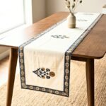 Neel Aangan Jaal 7-Piece Dining Table Set (Table Runner and 6 Mats) - Image 6