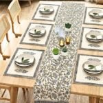 Neel Baagh 7-Piece Dining Table Set (Table Runner and 6 Mats)