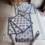 Neel Darbar Buti 7-Piece Dining Table Set (Table Runner and 6 Mats)