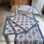 Neel Darbar Buti 7-Piece Dining Table Set (Table Runner and 6 Mats) - Image 2