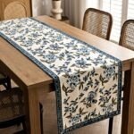 Neelkamal Vatika Dining Set (Table Runner and 6 Mats) - Image 5