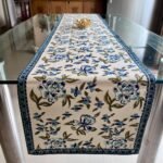 Neelkamal Vatika Hand Block Printed Cotton Table Runner