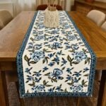 Neelkamal Vatika Hand Block Printed Cotton Table Runner - Image 3