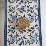 Neelkamal Vatika Hand Block Printed Cotton Table Runner - Image 2