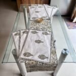 Panna Gulistan 7-Piece Dining Table Set (Table Runner and 6 Mats)