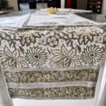 Panna Gulistan 7-Piece Dining Table Set (Table Runner and 6 Mats) - Image 8