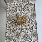 Panna Gulistan Hand Block Printed Cotton Table Runner - Image 3