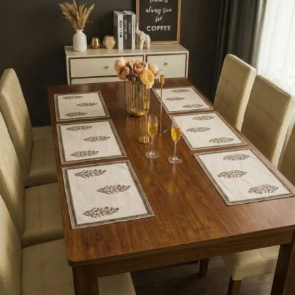 Rajbari Sunehri Buta Placemats (Set of 6)