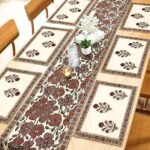 Surkh Guldaasta 7-Piece Dining Table Set (Table Runner and 6 Mats) - Image 2