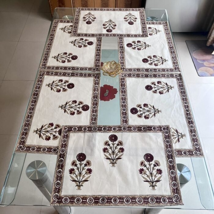Surkh Guldaasta Dining Placemats (Set of 6) - Image 4