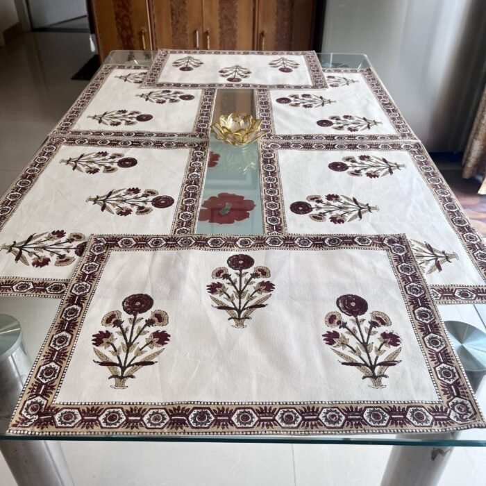 Surkh Guldaasta Dining Placemats (Set of 6) - Image 3