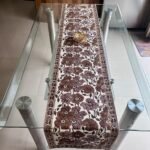 Surkh Guldaasta Hand Block Printed Cotton Table Runner