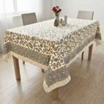 Blooming Courtyard Block Print Table Cover - Image 3