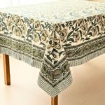 Hari-Baag Sanganeri Block Print Table Cover - Image 5