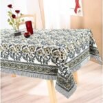 Hari-Baag Sanganeri Block Print Table Cover - Image 2