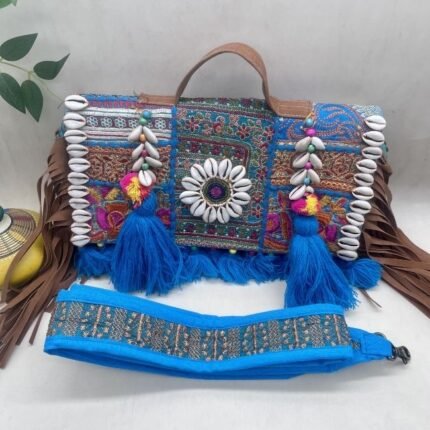 Kesariya Knot Banjara Bag