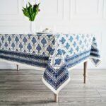 Neel Sarovar Block Print Table Cover - Image 3