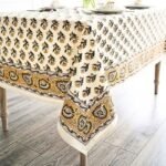 Peeli Angan Table Cover Block Print Table Cover - Image 3