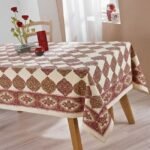 Riwaayat Weave Block Print Table Cover