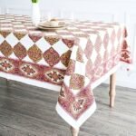 Riwaayat Weave Block Print Table Cover - Image 2