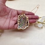 Aabroo Meenakari Agate Necklace - Image 2