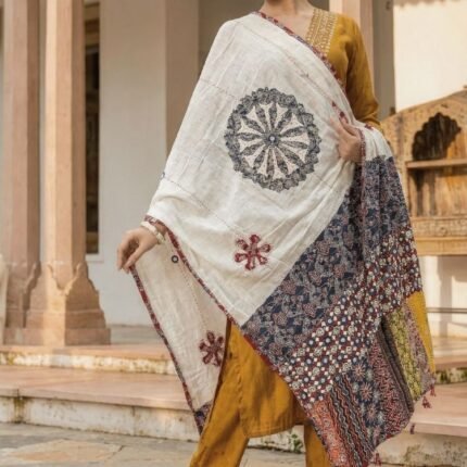 Aaranya Ajrakh Cotton Dupatta