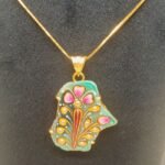 Majesty Meenakari Agate Necklace - Image 4