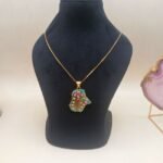 Majesty Meenakari Agate Necklace - Image 2