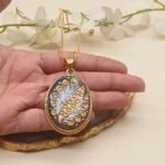 Royale Meenakari Agate Necklace - Image 3